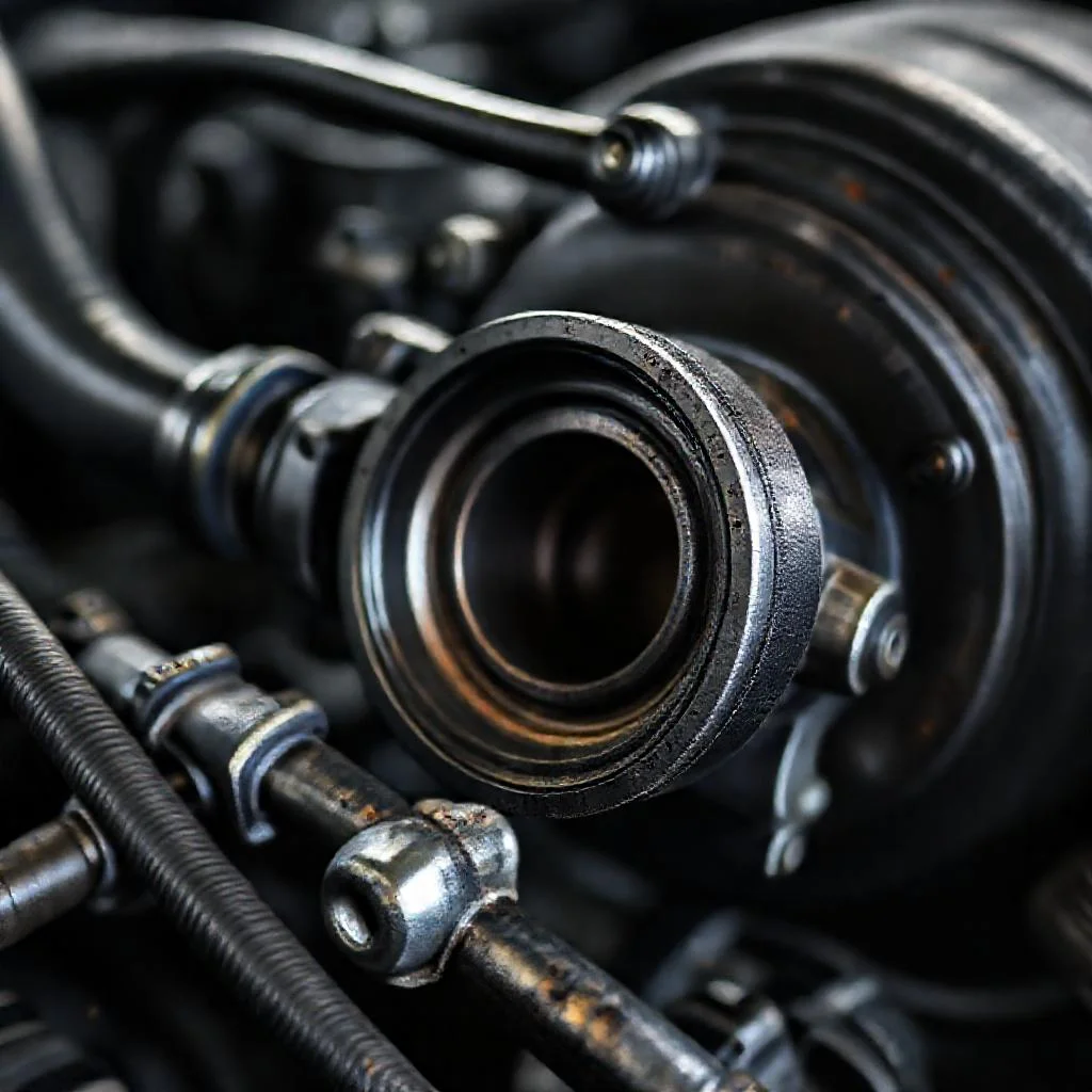 Детальное фото: Почему стучит рулевая рейка ZF на BMW E90: износ правой втулки