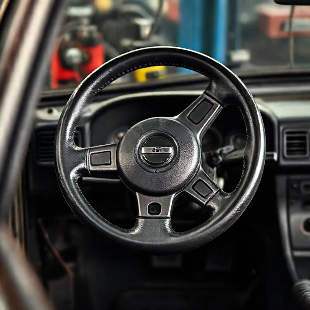 Детальное фото: Как снять рулевое колесо с подушкой безопасности на Nissan Almera Classic