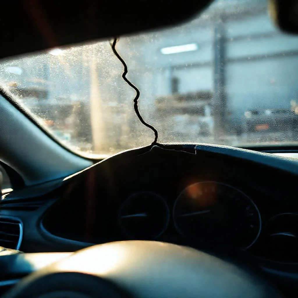Детальное фото: Трещина на торпедо Mazda 6 GH: пересыхание пластика под солнцем