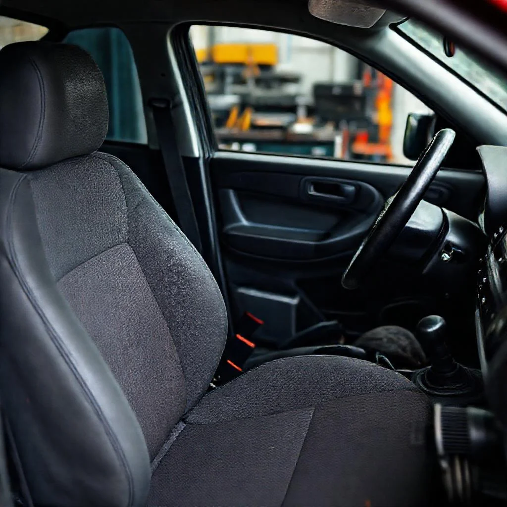 Иллюстрация к статье: Скрип сиденья водителя Renault Logan 2: трещины в металлическом каркасе