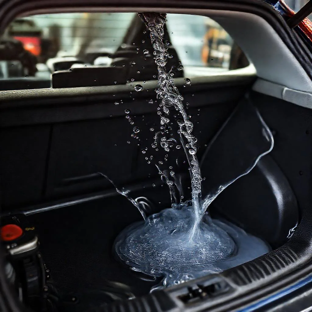 Иллюстрация к статье: Вода в багажнике Ford Focus 2 хэтчбек: рассыхание герметика кузовных швов