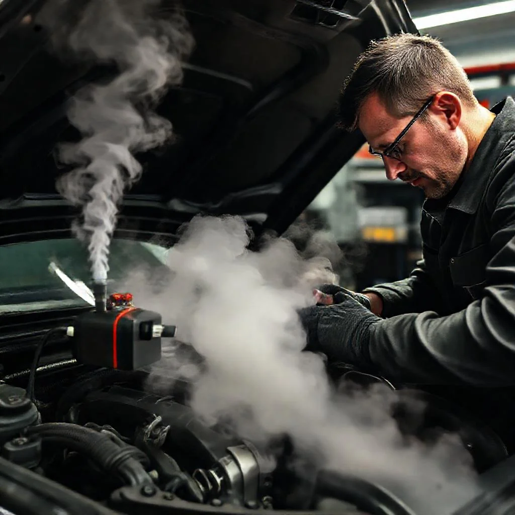 Зависание оборотов на 1.8 TSI CDAB: поиск подсоса воздуха дымогенератором Детальное фото: Зависание оборотов на 1.8 TSI CDAB: поиск подсоса воздуха дымогенератором