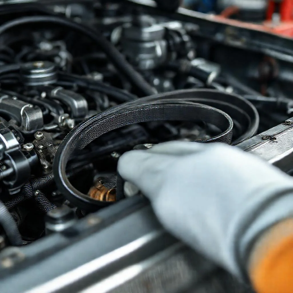 Детальное фото: Реальный ресурс поликлиновых ремней Contitech на Lada Largus K4M: статистика обрывов