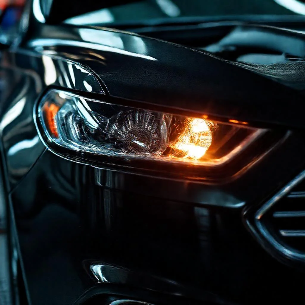 Слабый ближний свет галогеновых линз H7 на Ford Mondeo 4: выгорание отражателя Иллюстрация к статье: Слабый ближний свет галогеновых линз H7 на Ford Mondeo 4: выгорание отражателя