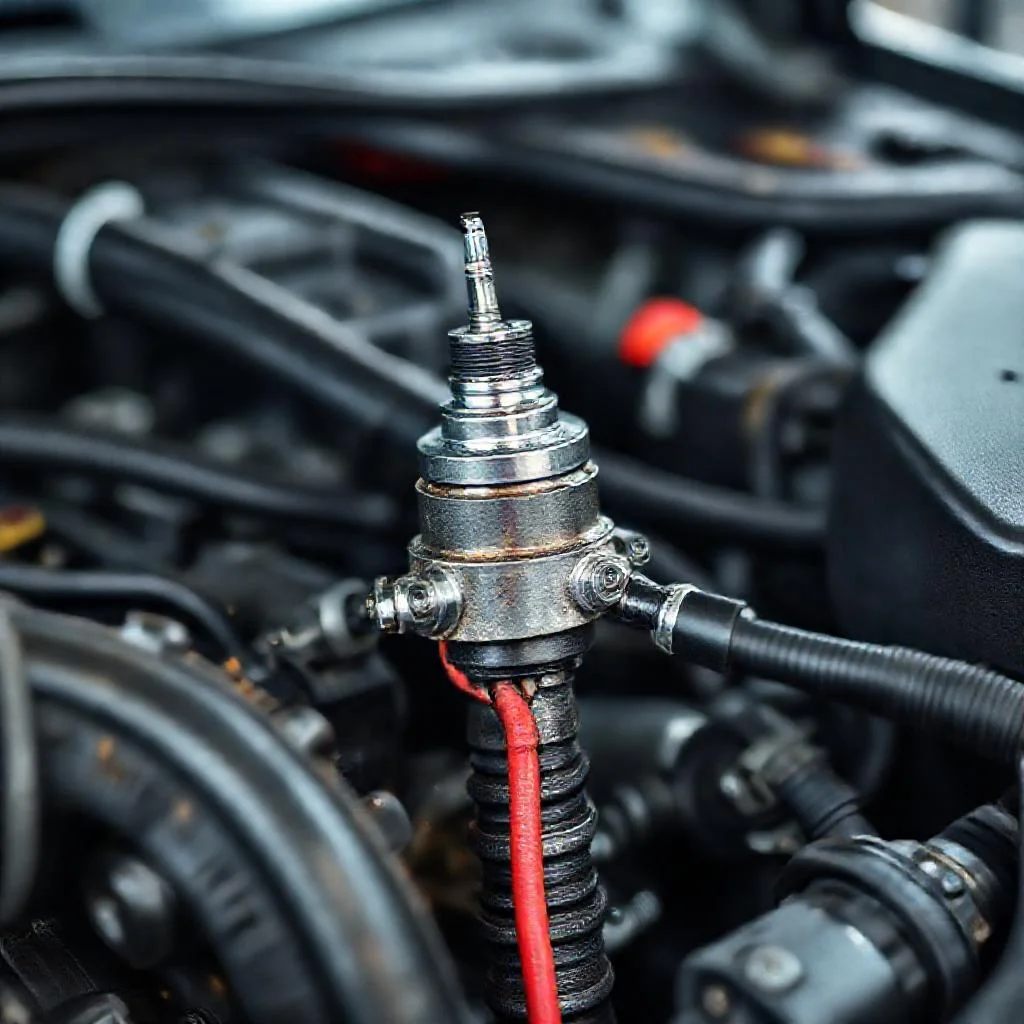 Клин клапана жесткости амортизатора DCC на VW Passat B7: обрыв проводки Детальное фото: Клин клапана жесткости амортизатора DCC на VW Passat B7: обрыв проводки