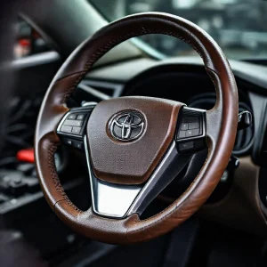 Фото по теме: Как перетянуть руль Toyota Camry V50 в экокожу со швом макраме