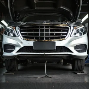 Фото по теме: Опускается морда Mercedes W221 с Airmatic: утечка по передним стойкам