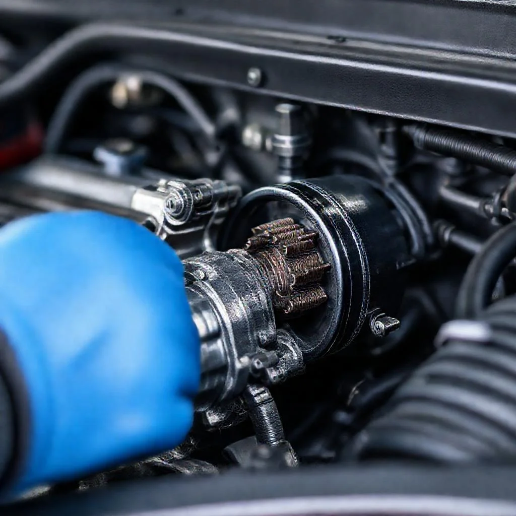 Иллюстрация к статье: Ошибка насоса ABS на Subaru Forester SG5: залипание графитовых щеток электромотора