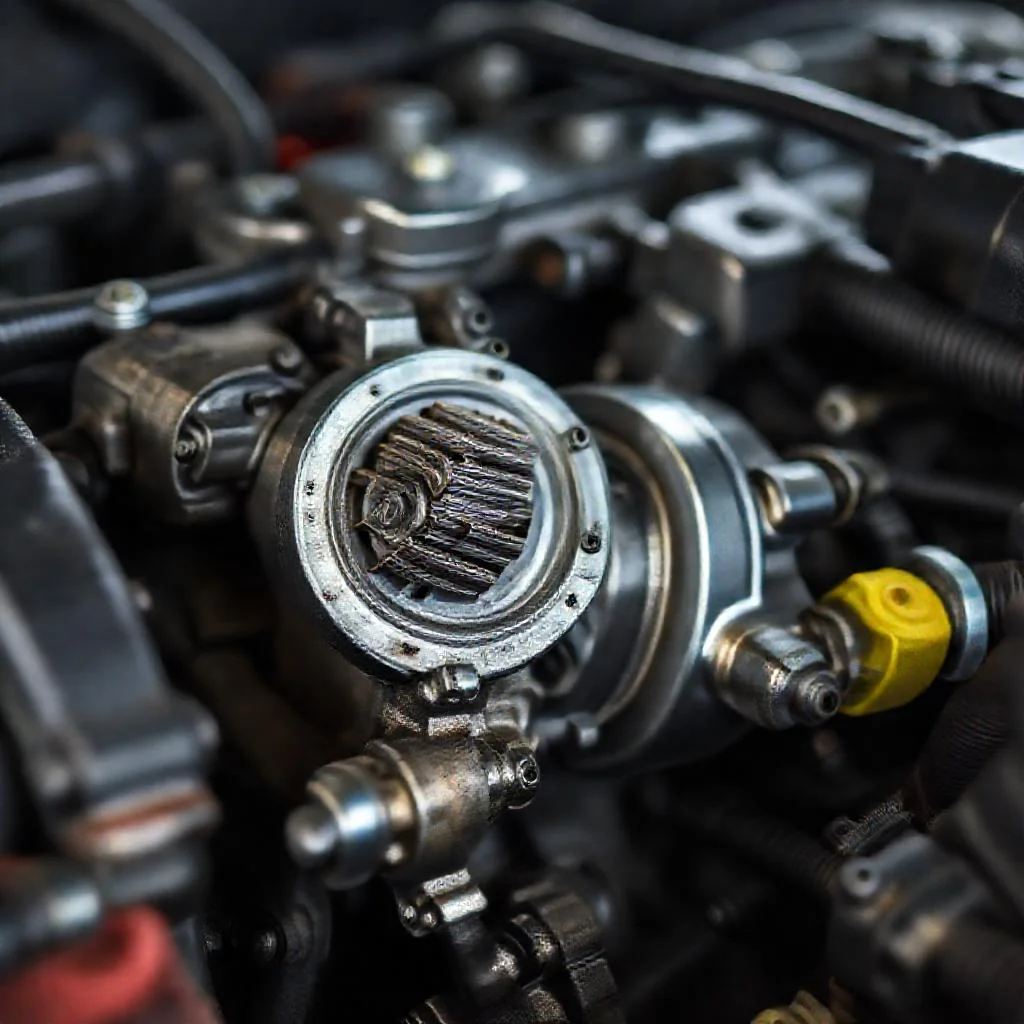 Детальное фото: Ошибка насоса ABS на Subaru Forester SG5: залипание графитовых щеток электромотора