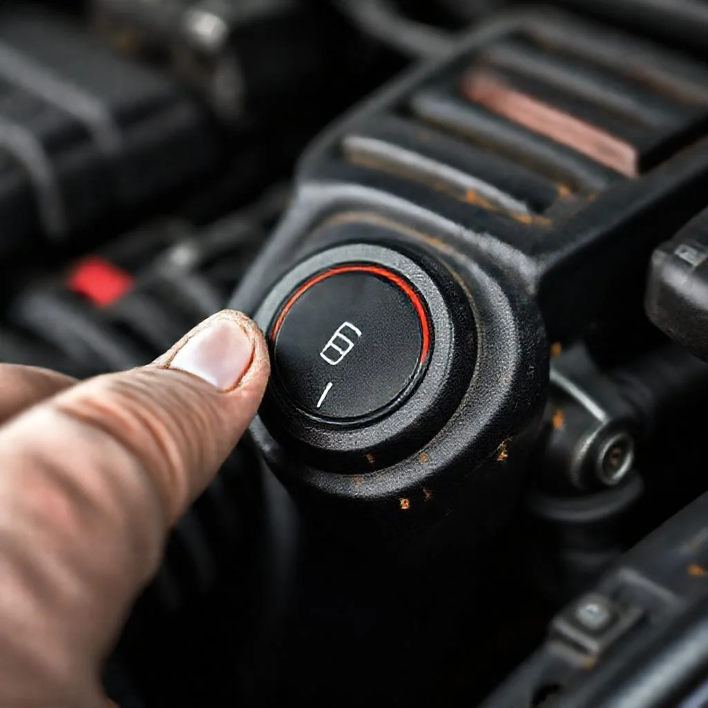 Детальное фото: Не работает Auto Hold на VW Golf 7: износ кнопки включения электронного ручника