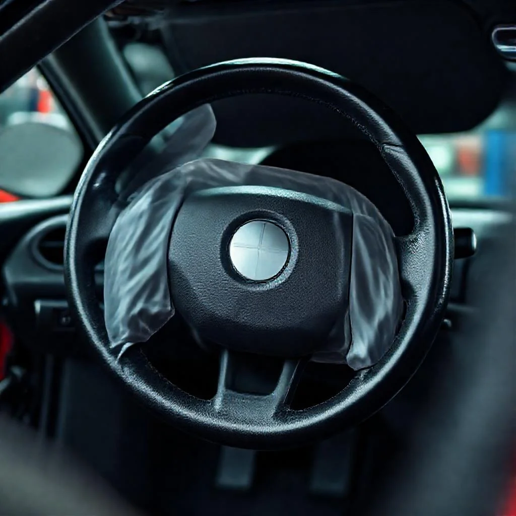 Детальное фото: Устройство автомобильного аэробега Airbag в руле
