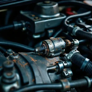 Фото по теме: Не крутит стартер на Ford Focus 3: окисление точки массы на левом лонжероне