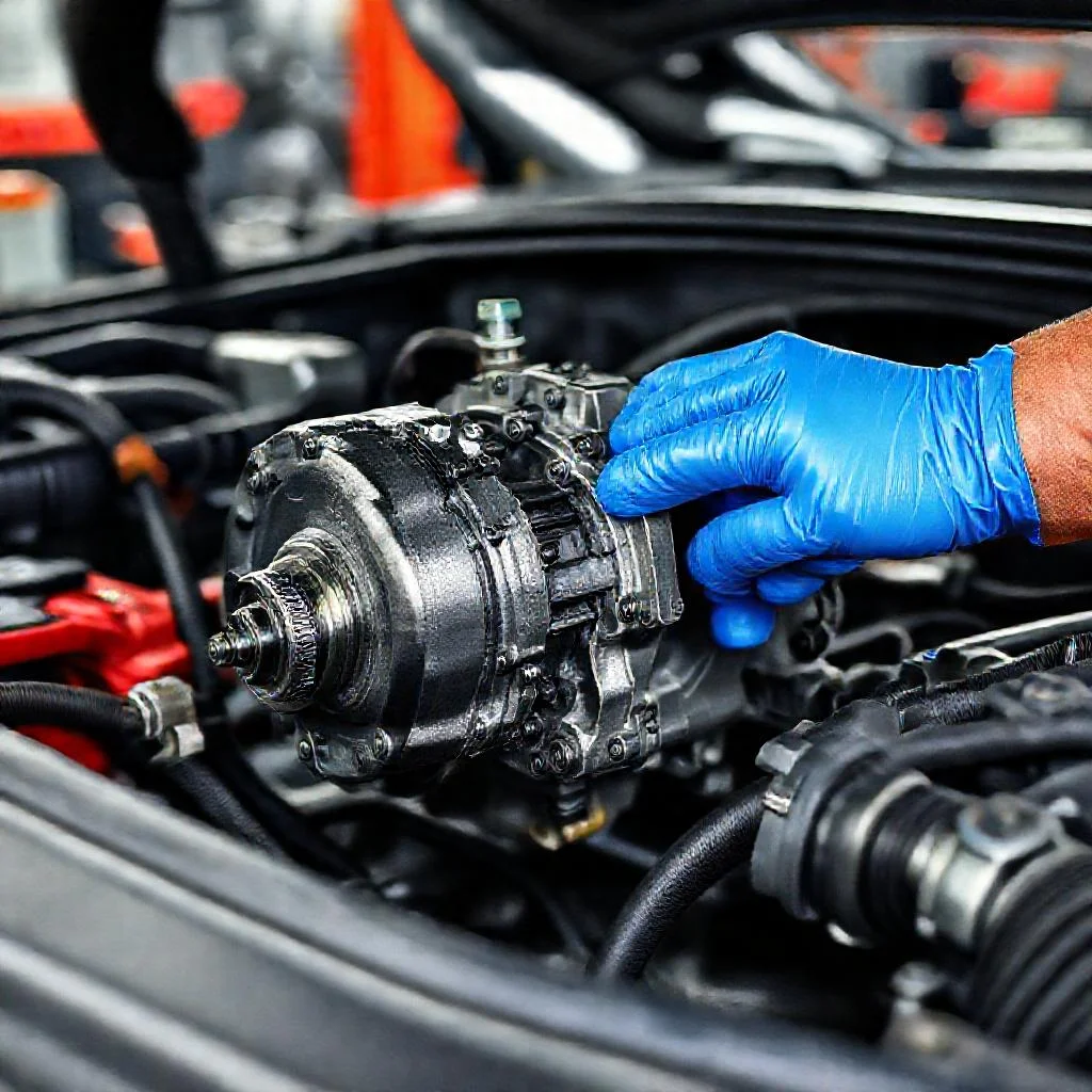 Детальное фото: Как проверить шаговый мотор Step Motor на вариаторе Nissan RE0F06A