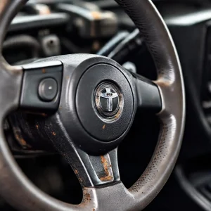 Фото по теме: Удары в руль на Toyota Corolla E150: износ втулки ЭУР внутри рулевой колонки
