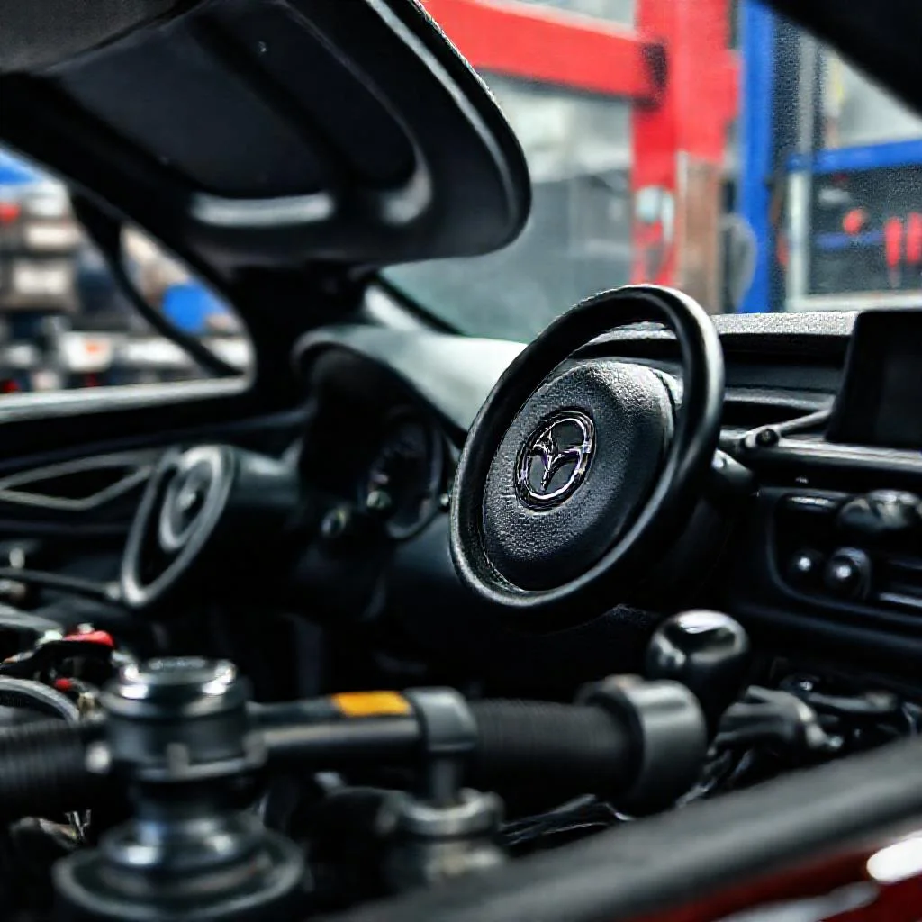 Детальное фото: Стоимость устранения скрипов торпедо (сверчков) Mazda 6 GJ полной проклейкой Маделином