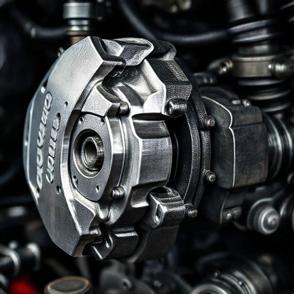 Детальное фото: Суппорт фиксированный Brembo алюминиевый против чугунного плавающего: неподрессоренные массы