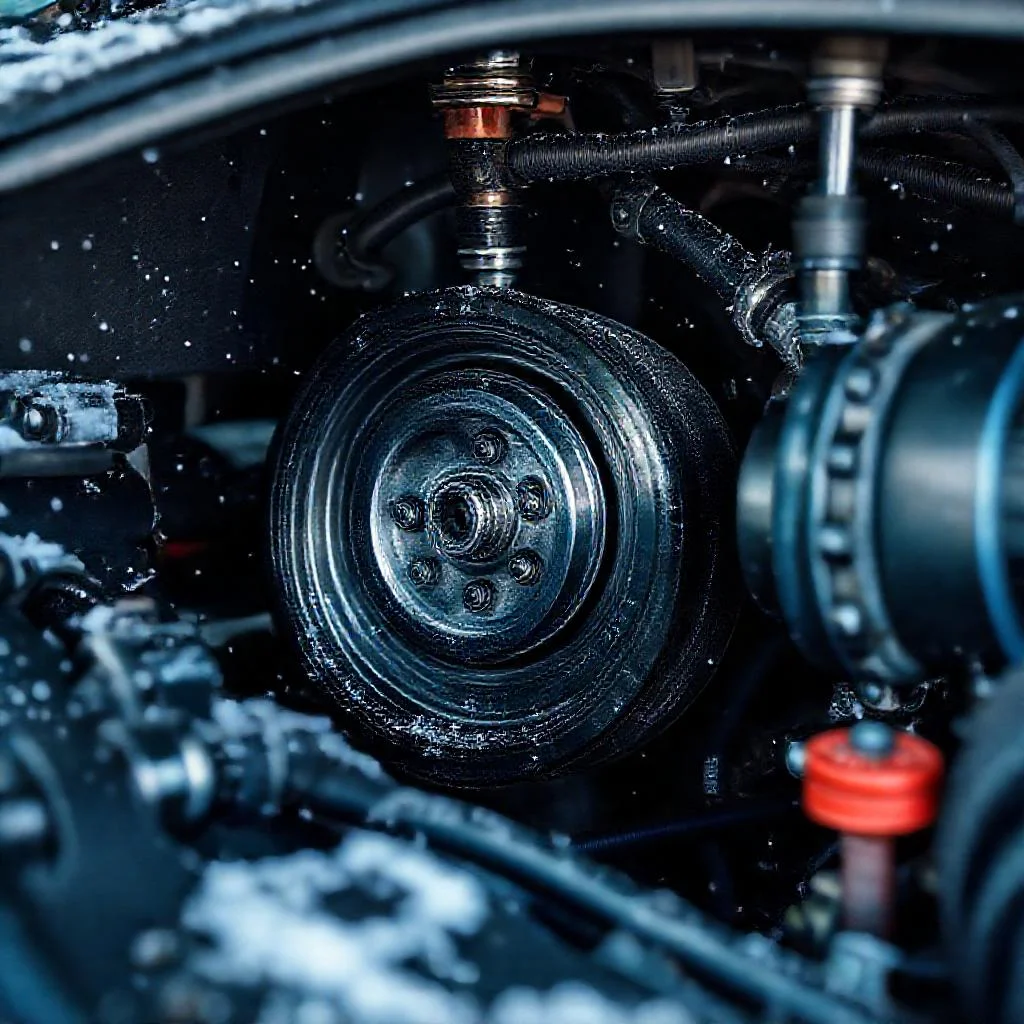 Детальное фото: Миф о буксовании на вариаторе: как быстро перегревается CVT в сугробе