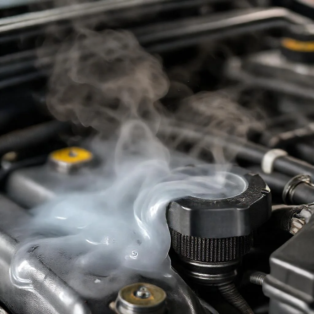 Детальное фото: Выкипание антифриза TCL Long Life Coolant на Toyota Camry: отказ пробки радиатора