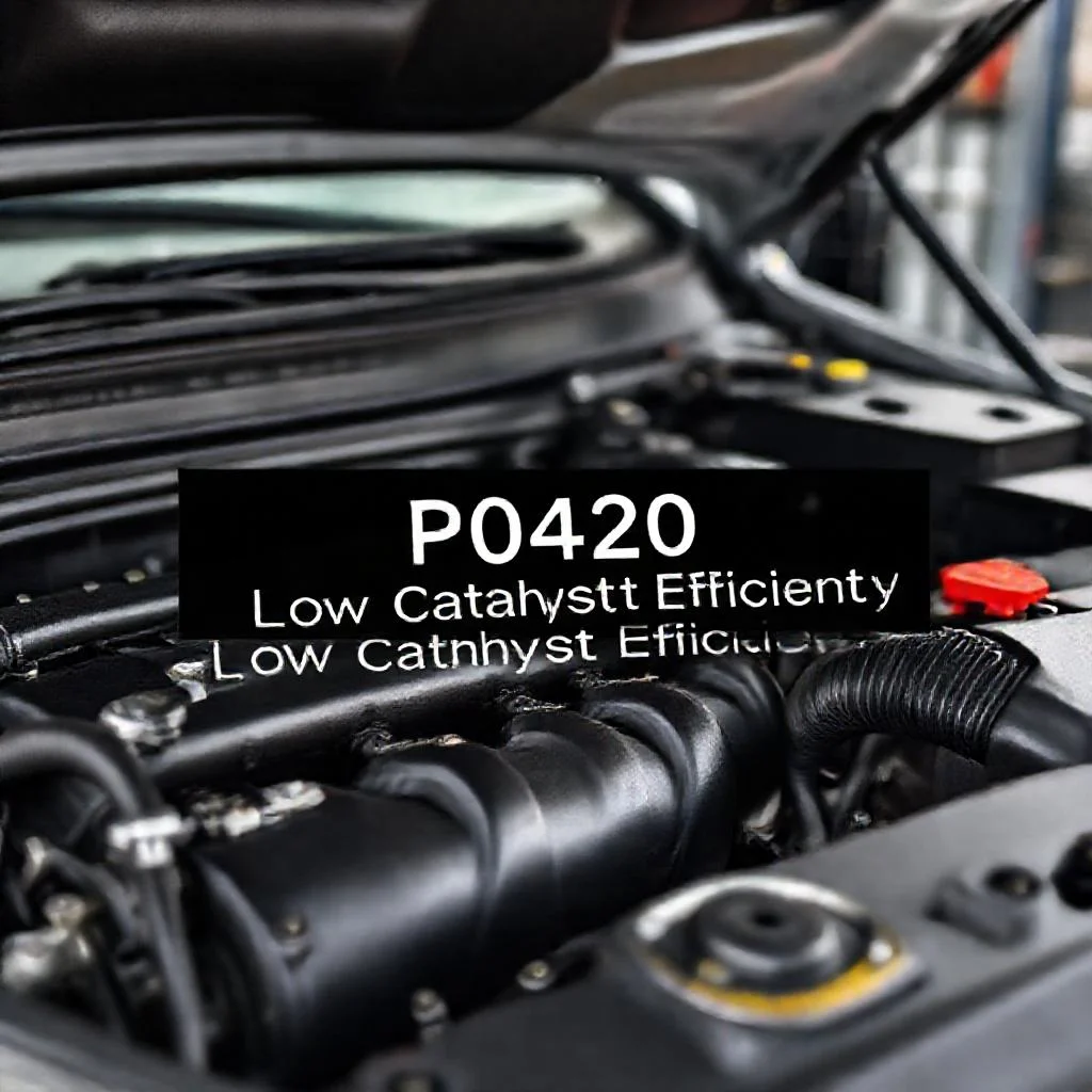 Детальное фото: Ошибка P0420 на Kia Rio 3: низкая эффективность катализатора