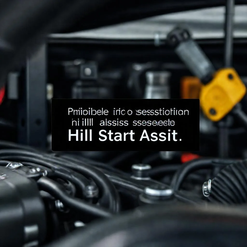 Иллюстрация к статье: Принцип работы системы удержания на уклоне Hill Assist
