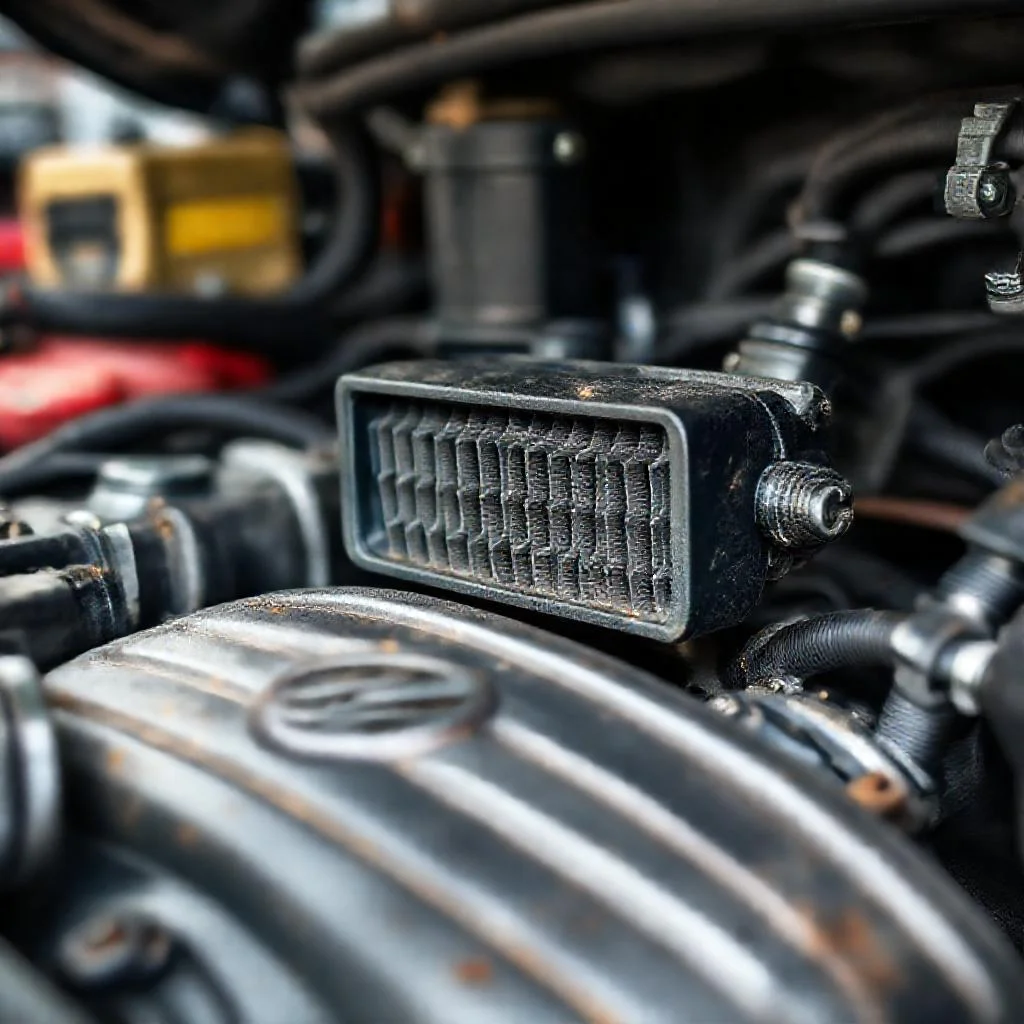 Детальное фото: 7 симптомов забитого сажевого фильтра DPF на VW Passat B6 2.0 TDI