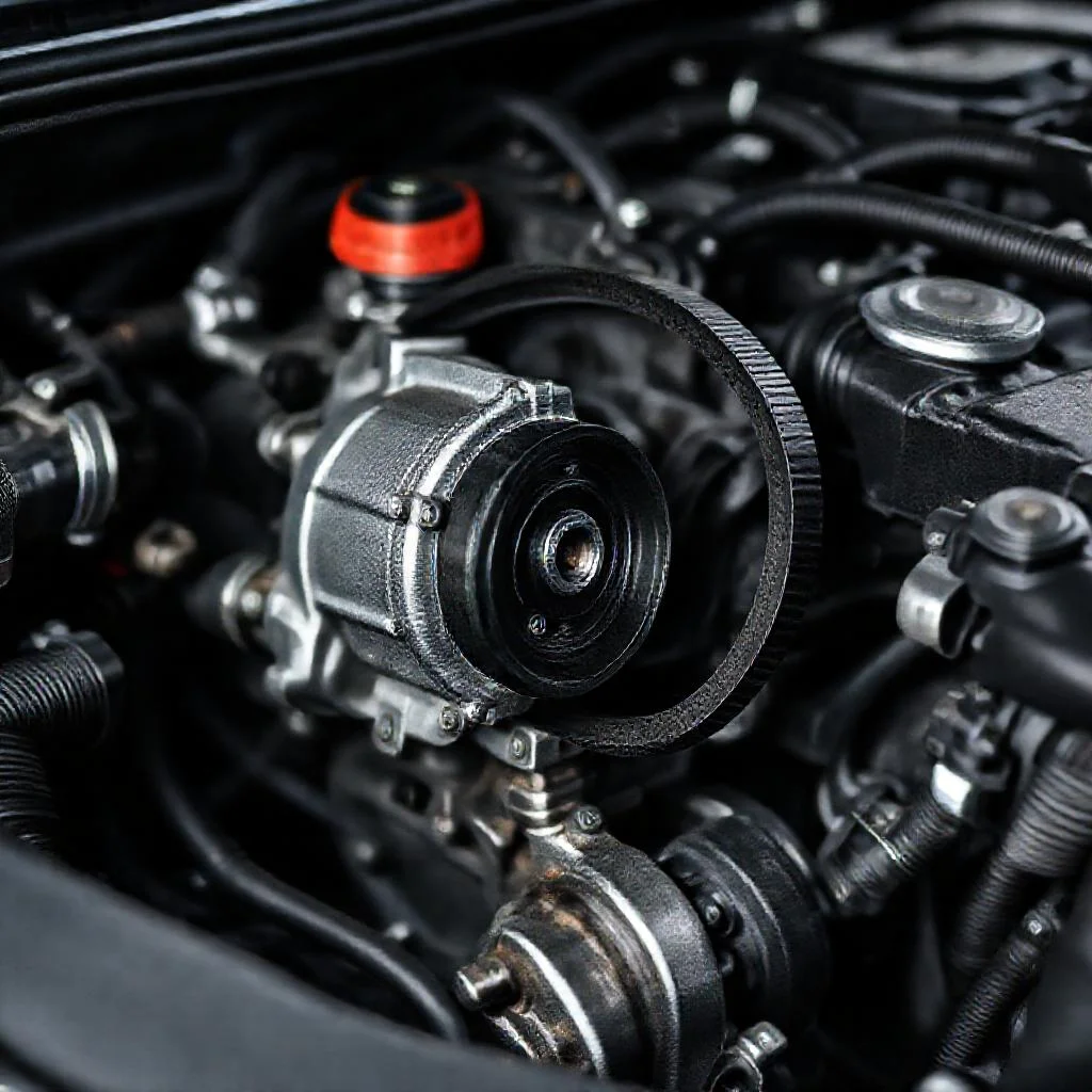 Иллюстрация к статье: Почему рвется ремень помпы на VW Polo Sedan 1.6 CFNA до ТО-90