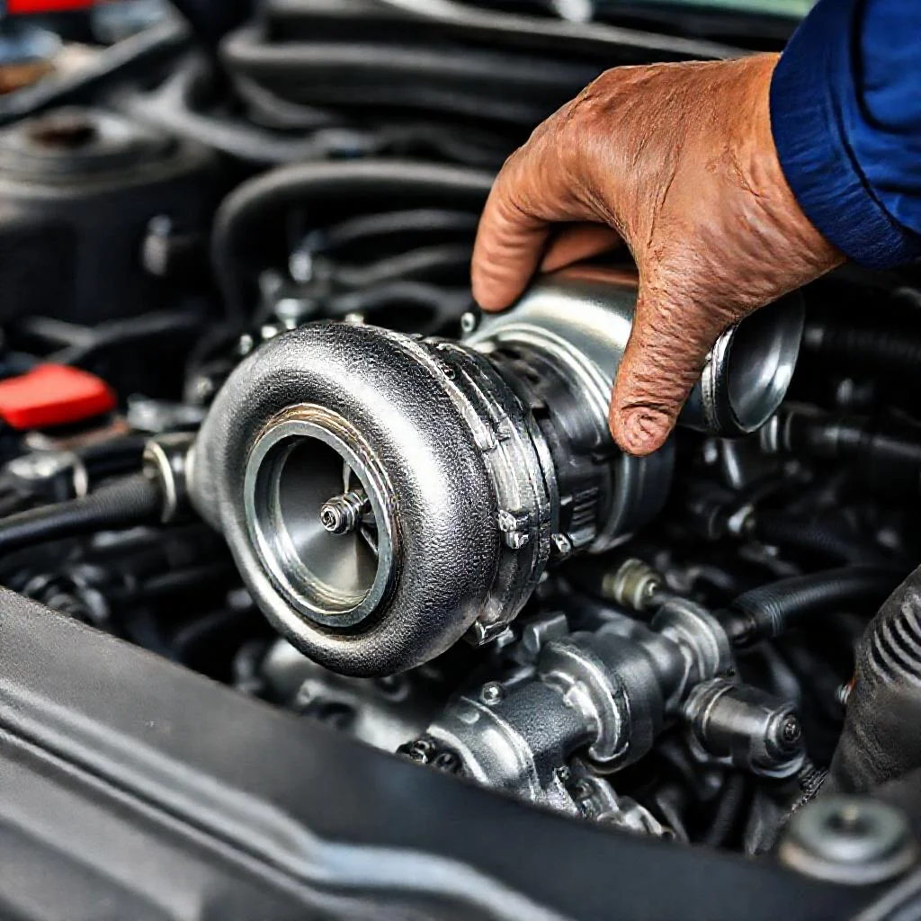 Детальное фото: Как заменить картридж турбины Garrett GT1544V на двигателе 1.6 HDI