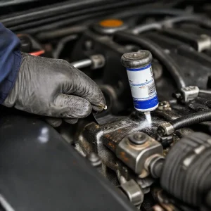Фото по теме: Как смазать ограничители дверей Toyota Camry V50 сухой тефлоновой смазкой PTFE