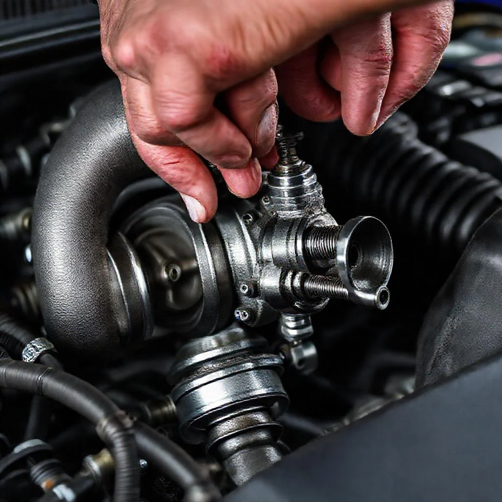 Иллюстрация к статье: Как настроить актуатор турбины Wastegate на Subaru WRX EJ205: преднатяг тяги